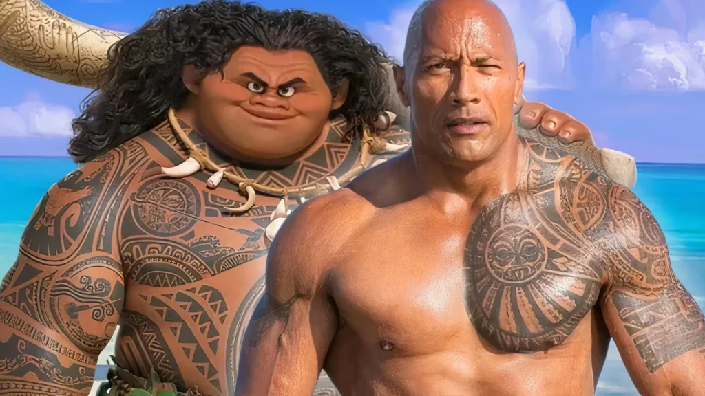 Is-the-rock-in-the-new-Moana-live-action-?
