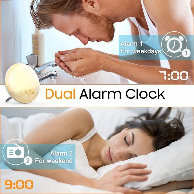 Simulated Sunrise And Sunset Natural Wake-up Light Smart Table Lamp - Image 2