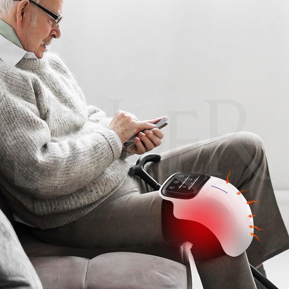 Electric Knee Massager Smart Infrared Heating Therapy Machine Relief Elbow Pain - Image 8