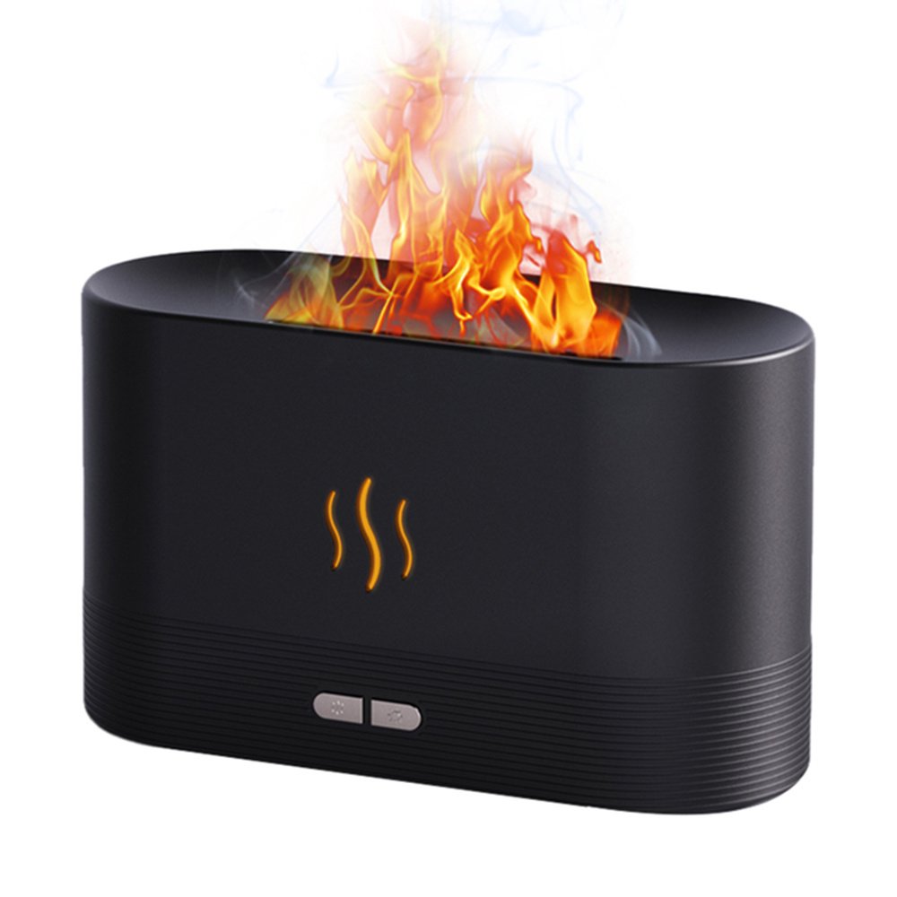 180ML USB Fragrance Essential Oil Diffuser Simulation Flame Ultrasonic Aroma Air Humidifier Home Office Air Freshener Diffusers - Image 6