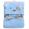 Baby fleece bath towel hooded towels bathrobe - 1 style