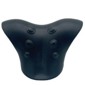 Cervical Spine Stretch Gravity Muscle Relaxation Traction Neck Stretcher Shoulder Massage Pillow Relieve Pain Spine Correction - Black