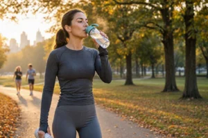 Morning Hydration and Exercise Routine