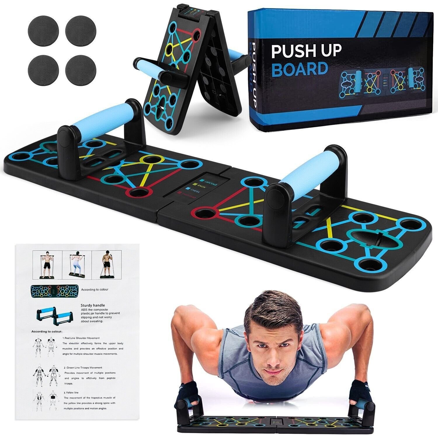 Multi-functional Foldable Push-up Fitness Board - Image 6