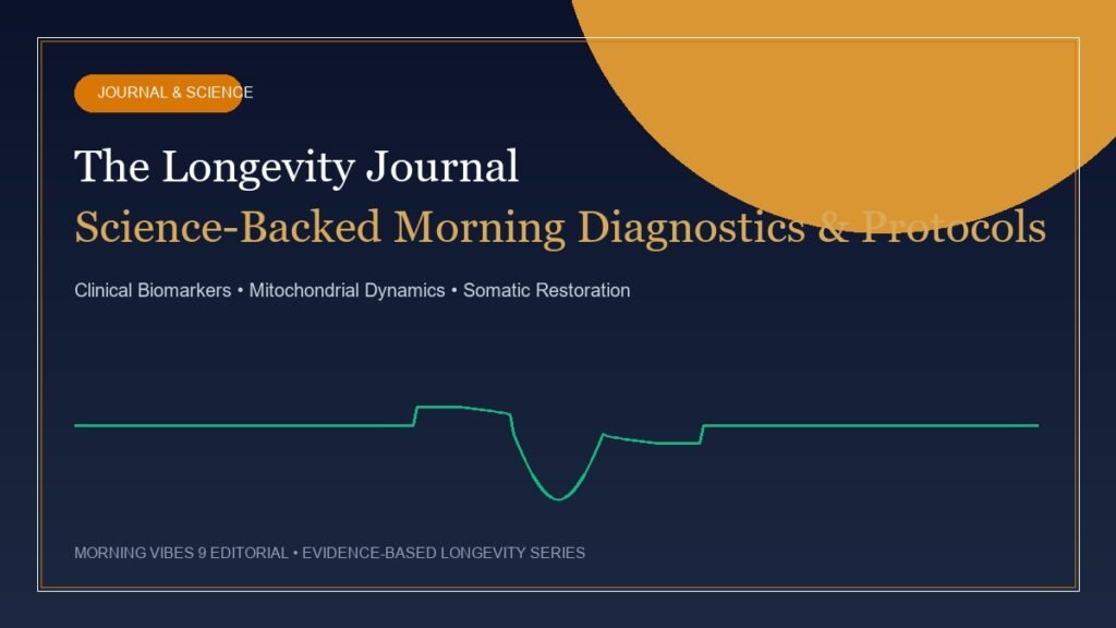 The Longevity Journal Science-Backed Morning Diagnostics
