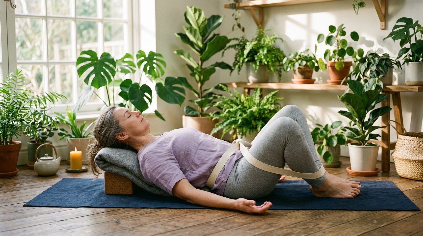 Yoga For Women Over 40: Mindful daily yoga and stretching routine for vitality and joint flexibility