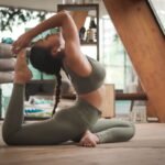 Yoga for Mental Bliss serene lifestyle meditation in cozy home space